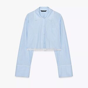 Zara Lace Trim Crop & Top